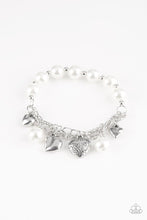 Load image into Gallery viewer, More Amour - White-Just Because Jewels, Paparazzi Accessories-Just Because Jewels