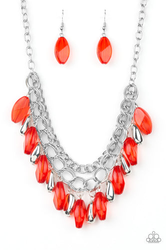 Spring Daydream - Red-Just Because Jewels, Paparazzi Accessories-Just Because Jewels