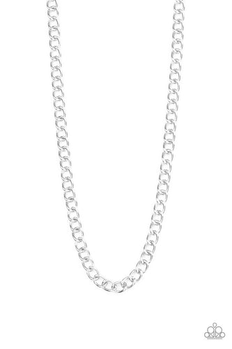 Full Court - Silver-Just Because Jewels, Paparazzi Accessories-Just Because Jewels