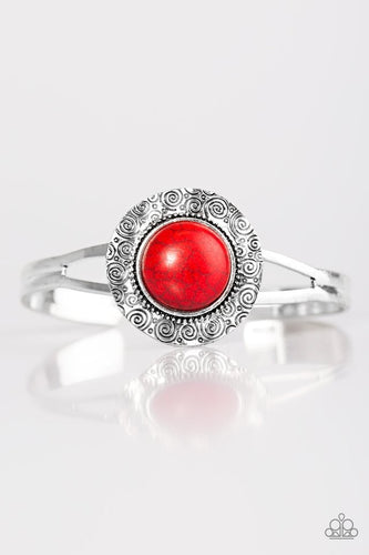 Natural Environment - Red-Just Because Jewels, Paparazzi Accessories-Just Because Jewels