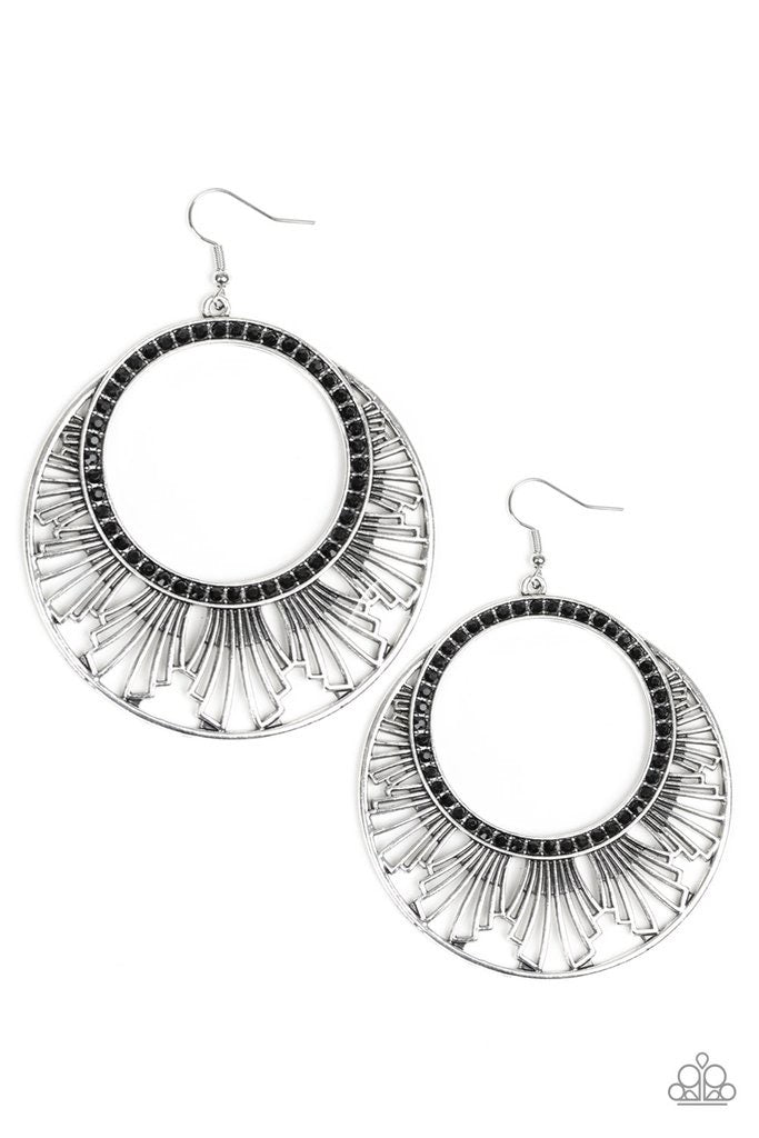 Mod Mood - Black-Just Because Jewels, Paparazzi Accessories-Just Because Jewels