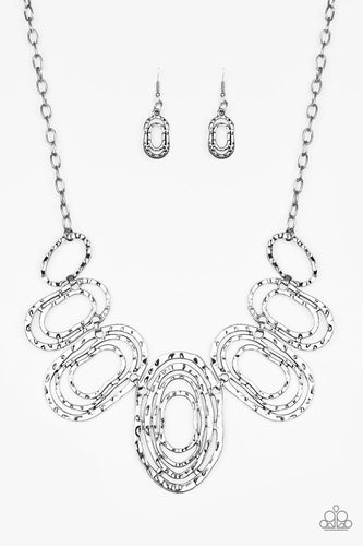 Empress Impressions - Silver-Jewelry-Just Because Jewels, Paparazzi Accessories-Just Because Jewels