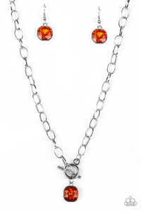 Dynamite Dazzle - Orange-Jewelry-Just Because Jewels, Paparazzi Accessories-Just Because Jewels