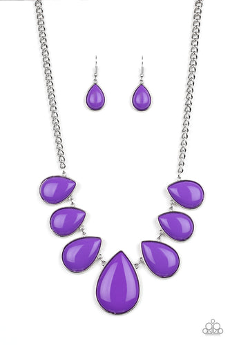 Drop Zone - Purple-Jewelry-Just Because Jewels, Paparazzi Accessories-Just Because Jewels