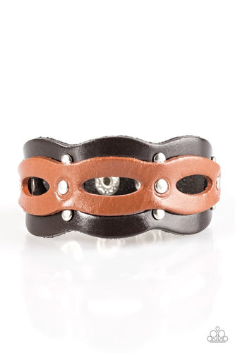 SPURS Of The Moment - Brown-Just Because Jewels, Paparazzi Accessories-Just Because Jewels
