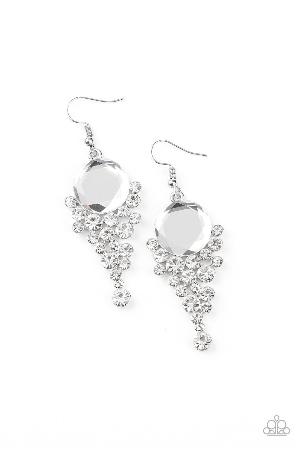 Elegantly Effervescent - White-Jewelry-Just Because Jewels, Paparazzi Accessories-Just Because Jewels